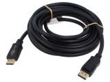Cablu DisplayPort Goobay 5m negru, mufă DisplayPort, 4K HDR 8K UHD