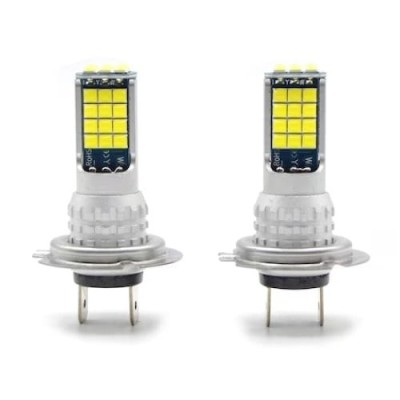 Set 2 becuri auto H4, putere 90W/bec, rezistente la apa, consum redus, durata mare de viata, argintiu foto