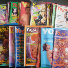 Lot 14 reviste de yoga, Yoga Magazin, anii 2000-2007, stare foarte buna