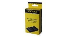 Olympus Li40B, Li-40B incl. Cablu Micro-USB Dual Quick baterie / &icirc;ncărcător de baterie - Patona