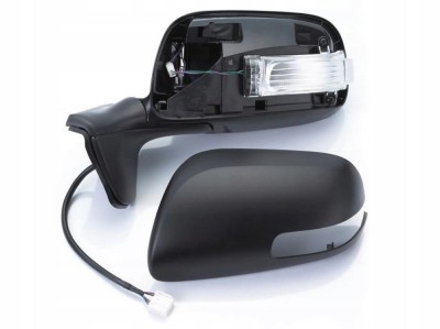 Oglinda exterioara Toyota Auris (E15), 04.2010-2012, partea Stanga, culoare sticla crom, sticla convexa, cu carcasa grunduita , cu incalzire , ajusta foto