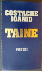 COSTACHE IOANID - TAINE (POEZII) [PRIMA EDITIE/DOOR OF HOPE PRESS, U.S.A. 1981] foto