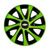 Set 4 capace roti Extra drift green R13 pentru gama auto Chevrolet, Autohelix MSA