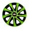 Set 4 capace roti Extra drift green R13 pentru gama auto Chevrolet