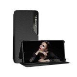 Husa tip carte compatibila samsung galaxy a35 5g, stand view, black