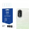 Folie de protectie Camera Spate 3MK Protection pentru Xiaomi Redmi A5 4G, Sticla Flexibila, Set 4 bucati, Transparenta