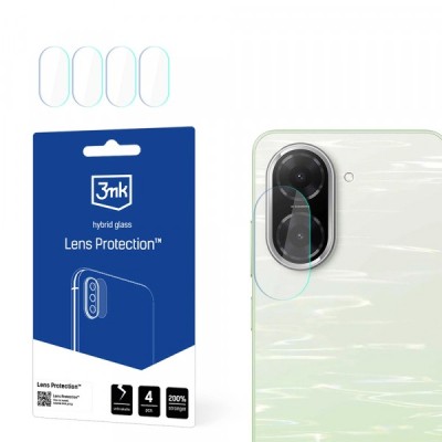 Folie de protectie Camera Spate 3MK Protection pentru Xiaomi Redmi A5 4G, Sticla Flexibila, Set 4 bucati, Transparenta foto