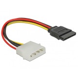 Cablu de alimentare SATA la Molex M-T 12cm, Delock 60100