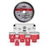 Carote diamantate profesionale, M14, set 5 buc, 20-68 mm, cu disc diamantat subtire, 125 mm GartenVIP DiyLine, Strend Pro