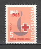 Iugoslavia.1963 Marci de binefacere Porto-Crucea Rosie SI.686, Nestampilat