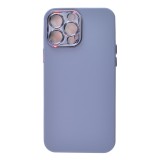 Husa de protectie telefon compatibila IPHONE 13 PRO MAX, TPU, albastru