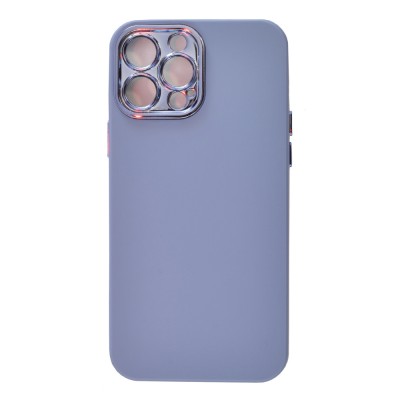 Husa de protectie telefon compatibila IPHONE 13 PRO MAX, TPU, albastru foto