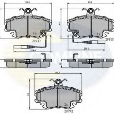 Set placute frana,frana disc DACIA SANDERO (2008 - 2016) COMLINE CBP1431