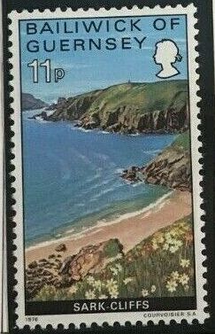 GUERNSEY 1976 PEISAJE TIMBRU NESTAMPILAT foto