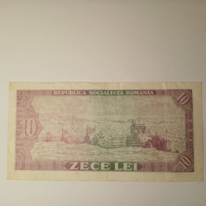 Di 28 Bancnota 10 lei 1966 AUNC circulata