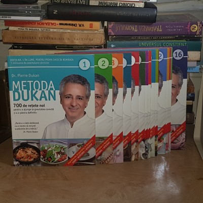 Dr. PIERRE DUKAN - METODA DUKAN_700 DE RETETE NOI * 17 VOL. : 1-16 + 19 , 2014 * foto