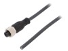 Cablu Conectare M12 4 Pini 3m WEIDM&Uuml;LLER Cod A 250V AC IP65 PUR Negru