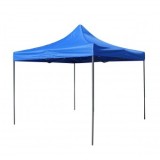 Cort tip pavilion albastru 3mx3m, inaltime reglabila, pliabil Breckner Germany