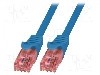 Cablu patch cord, Cat 6, lungime 1.5m, U/UTP, LOGILINK - CQ2046U
