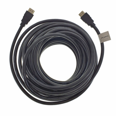 Cablu HDMI tata la HDMI tata v.2.0, Lanberg 41556, lungime 10m, 4K UHD la 30Hz sau Full HD 1080p la 120Hz, 3D, ARC, ethernet, 10.2 Gb s foto