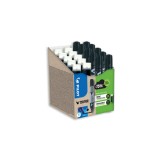 Set 10 markere reincarcabile pentru tabla + 10 rezerve Pilot Begreen VBoard 2.3mm, negru