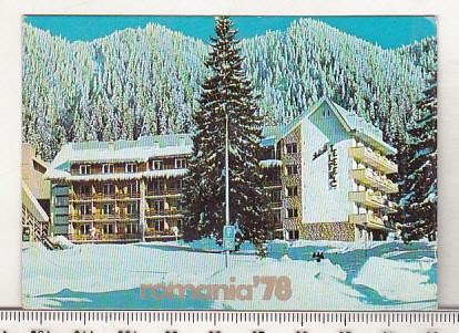 bnk cld Calendar de buzunar 1978 - ONT - Poiana Brasov Hotel Teleferic