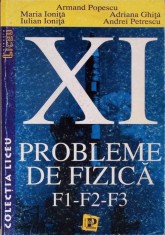 PROBLEME DE FIZICA, F1-F2-F3. MANUAL PENTRU CLASA A XI-A-ARMAND POPESCU, MARIA IONITA SI COLAB.-333169