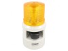Semnalizator luminos și acustic LED 24VDC ambră IP54 103dB