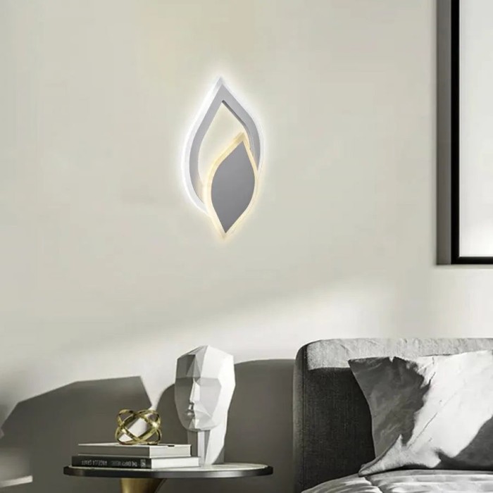 Aplica LED Nina, 10W, Lumina Rece/Calda/Neutra, Alb ModernLight Concept