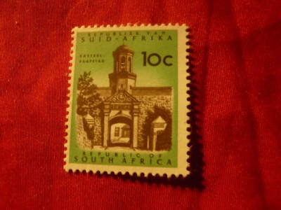 Timbru Africa de Sud 1961 -Uzuale- Castel val. 10C foto