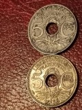 Lot 2 monede Franta: 5 centimes 1935 + 1936 [poze]. Discount conform descriere [10 - 20 %. Vezi descrierea.]