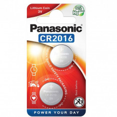 Baterie Panasonic CR2016 3V litiu CR-2016L/2BP set 2 buc.