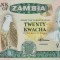 Bancnota Zambia 20 Kwacha (1988) - P27e UNC