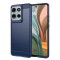 Husa pentru Motorola Moto G75 - Techsuit Carbon Silicone - Blue