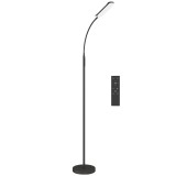 HOMCOM Lampadar cu Arc LED 18W, Braț Flexibil, Telecomandă Magnetică, Control Tactil | Aosom Romania