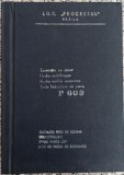 Catalog piese de schimb excavator pe pneuri P 603, L.U.G. Progresul Braila