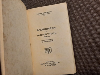 Andromeda si monstrul - Henry Bordeaux foto
