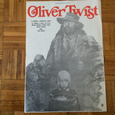 afis film OLIVER TWIST 1982 r. CLIVE DONNER GEORGE C.SCOTT TIM CURRY romaniafilm