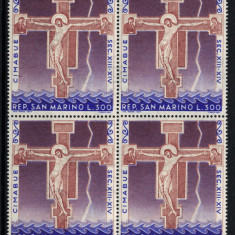 SAN MARINO 1967 - Picturi, Giovanni Cimabue/ serie completa in bloc MNH