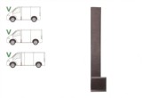 Stalp mijloc Citroen Jumper (230/ 244) 06.1994-08.2006, Fiat Ducato (230/244) 03.1994-09.2006, Peougeot Boxer (230/244) 06.1994-08.2006, partea Stang