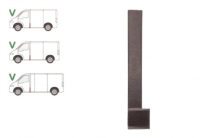 Stalp mijloc Citroen Jumper (230/ 244) 06.1994-08.2006, Fiat Ducato (230/244) 03.1994-09.2006, Peougeot Boxer (230/244) 06.1994-08.2006, partea Stang foto