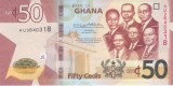 Bancnota Ghana 50 Cedis 2022 - P49b UNC ( vezi descriere )