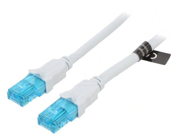 Patch Cord Ethernet Cat5e 10m Albastru-Negru