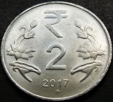 Moneda exotica 2 RUPII - INDIA, anul 2017 *cod 289 B = A.UNC