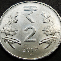 Moneda exotica 2 RUPII - INDIA, anul 2017 *cod 289 B = A.UNC