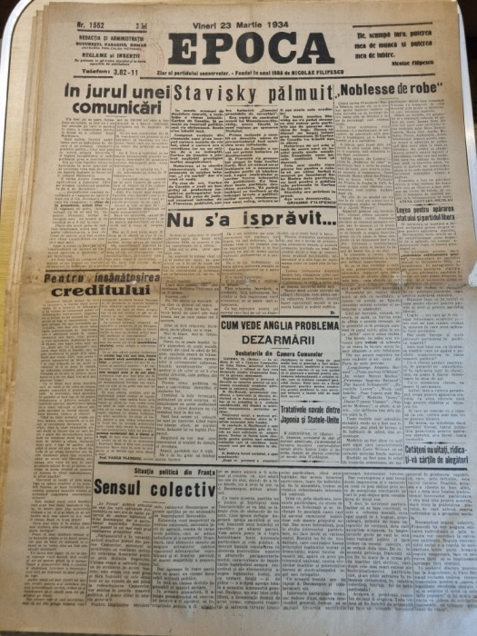 epoca 23 martie 1934-interogarea lui zelea codreanu asasinatul de la sinaia