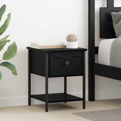 vidaXL Dulap de noapte 2 pcs Lemn vechi 35 x 35 x 20 cm Lemn compozit 882385 foto