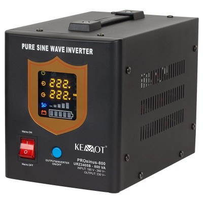 UPS CENTRALA TERMICA 500W SINUS PUR 800VA 12V KEMOT URZ3405B SafetyGuard Surveillance foto