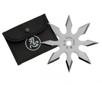 Stea Ninja cu 8 Colturi Shuriken Shaken Konga foto