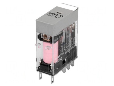 Releu electromagnetic DPDT 230VAC 5A foto